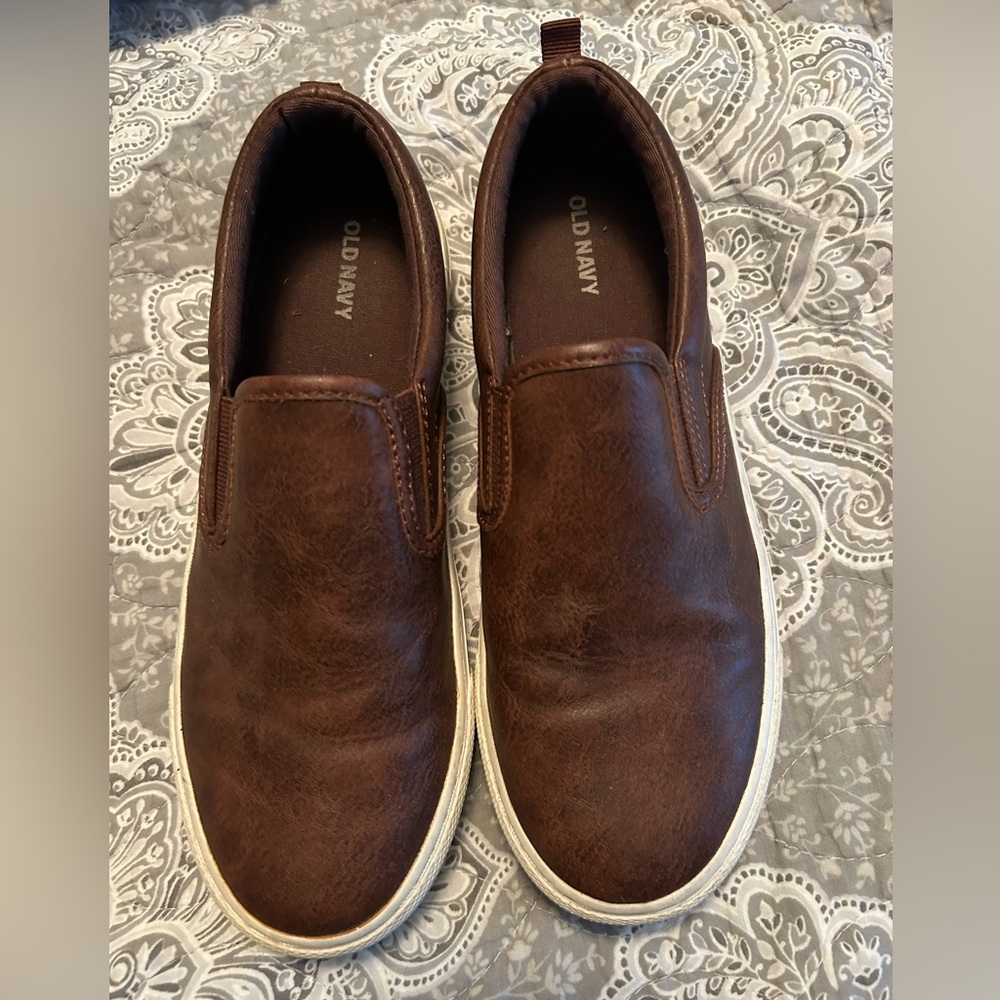 Boys Brown Slip-On Shoes - Picture 3 of 3